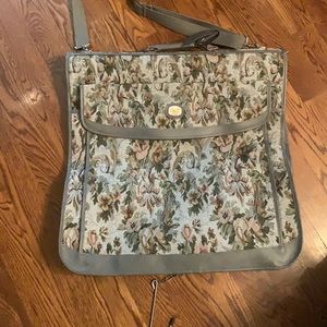 Vintage DVF Carpet Garment Bag with Keys